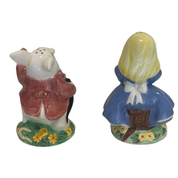 New Alice In Wonderland Cardew Design Ceramic Teapot + Salt & Pepper Shakers Set - Picture 14 of 15